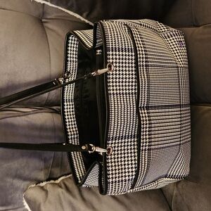 Ralph Lauren NWOT Black and White Houndstooth Tote
